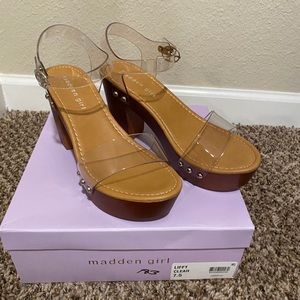 Madden Girl Wooden Block Heels